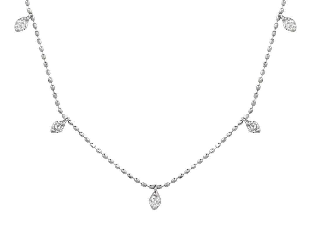 Diamond Necklaces 00116500960 14KW Diamond Necklaces Joint