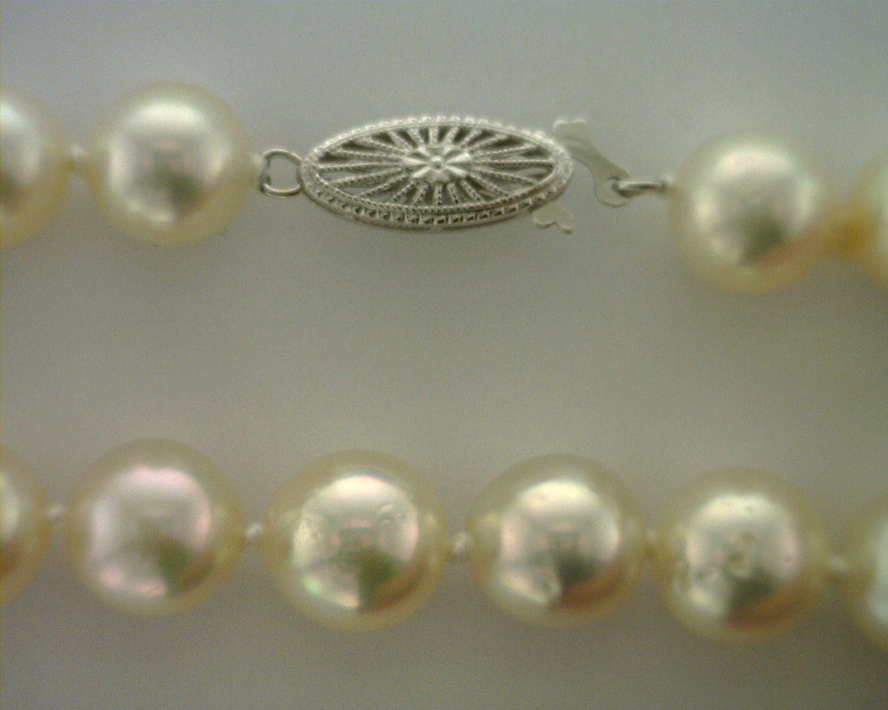 Colored Stone / Pearl Necklace 00132501205 14KW Charleston Joint