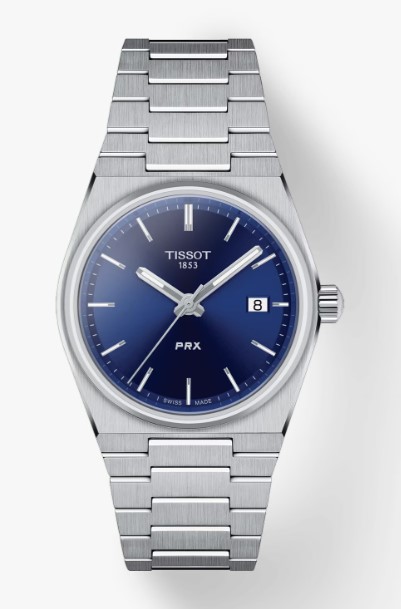 Tissot PRX Watch 35mm With Blue Dial On Metal Bracelet | Kevin's