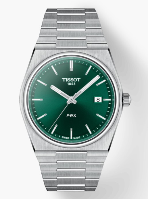 ほぼ未使用　TISSOT PRX 緑ダイヤル ステンレス　機械式 Tissot Tissot Prx Watch With Teal Dial On Metal Bracelet | Kevin's