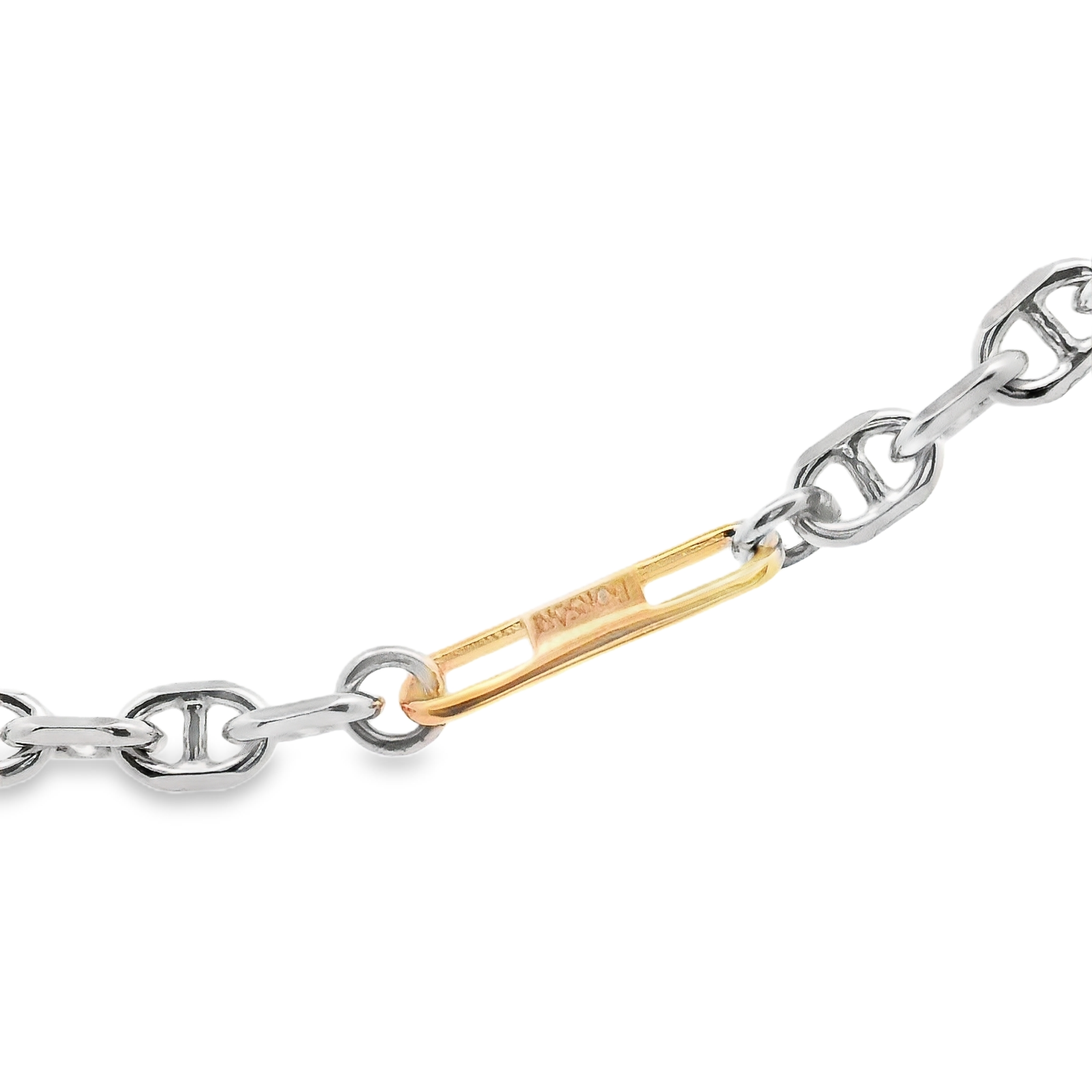【HYERES LOR】22FName silver chain necklace LA chain silver