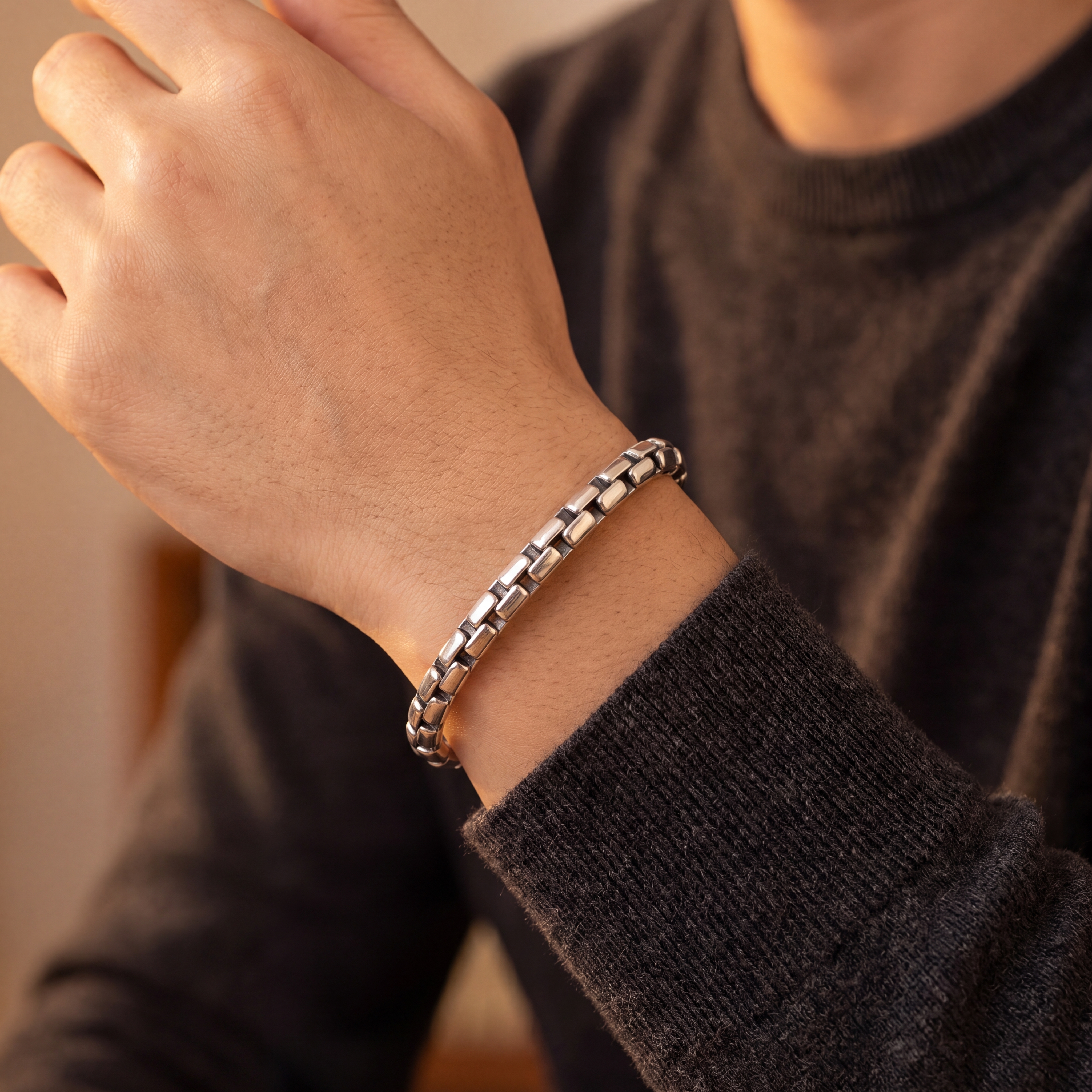 JAI Men's Silver Bracelet 001-621-00502 Totowa | Kevin's Fine