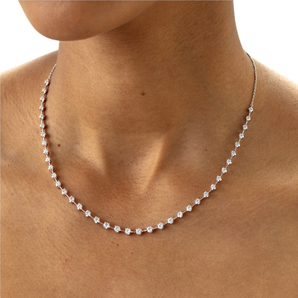 Serena diamond necklace clearance