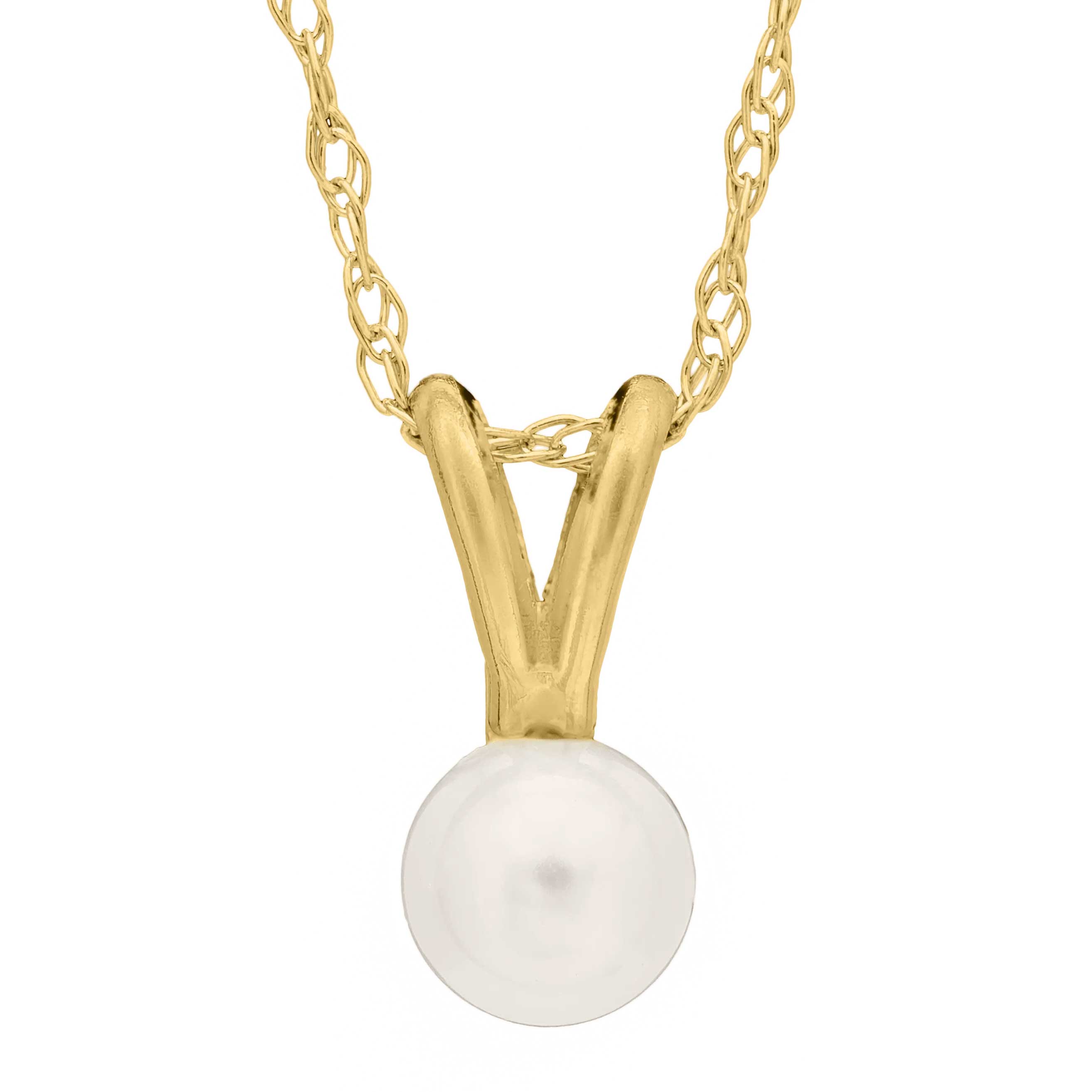 14K Children's Cultured Pearl Necklace