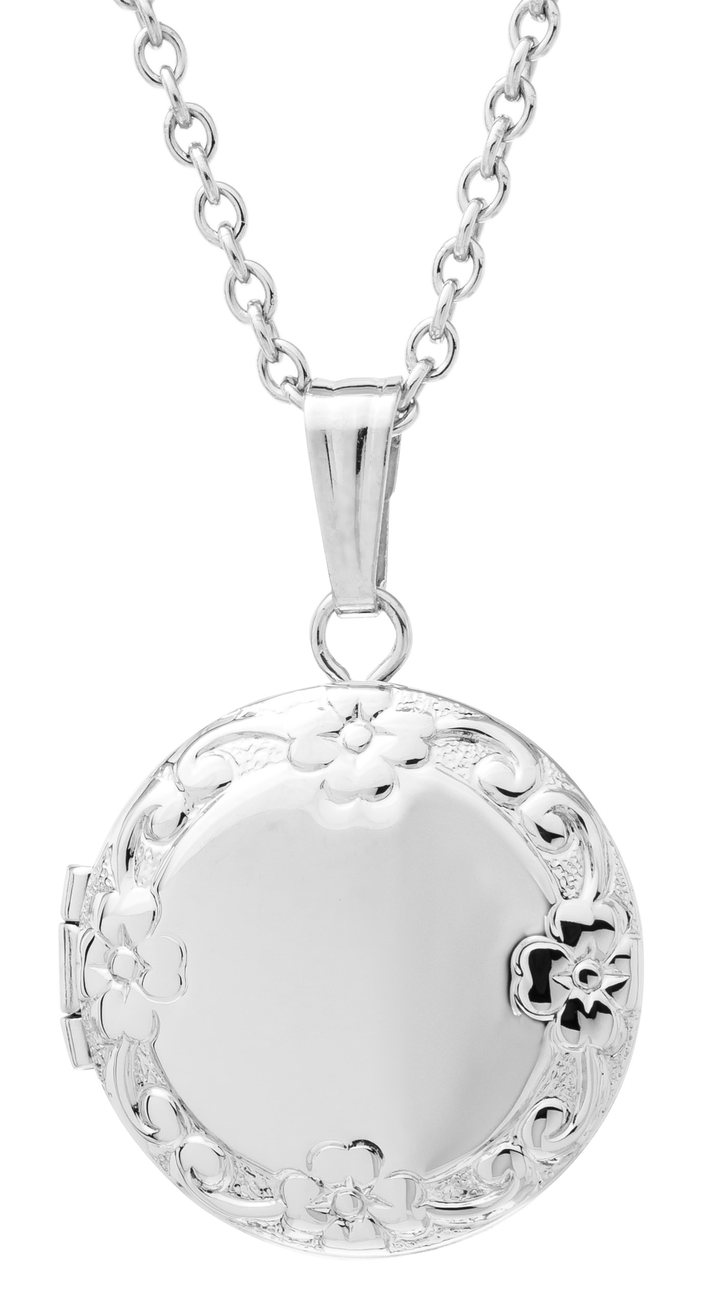 Sterling Silver Children's Locket and Chain