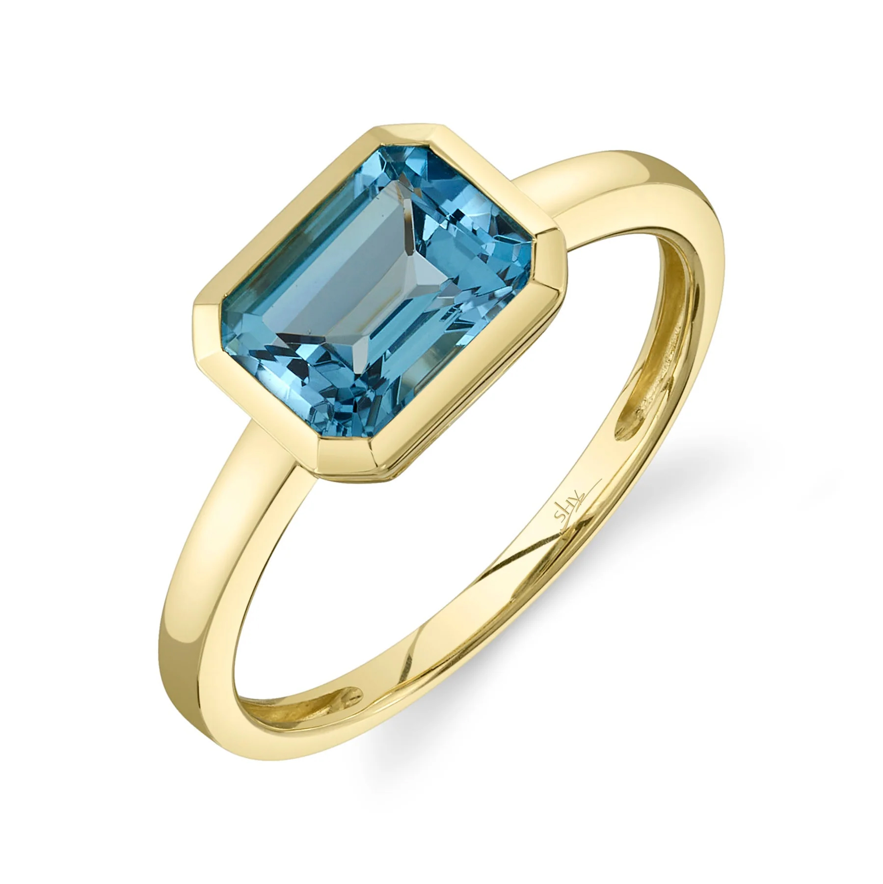 【超特価sale開催】  14K Yellow 001-200-04203 Ring Fashion Topaz Blue Gold アクセサリー