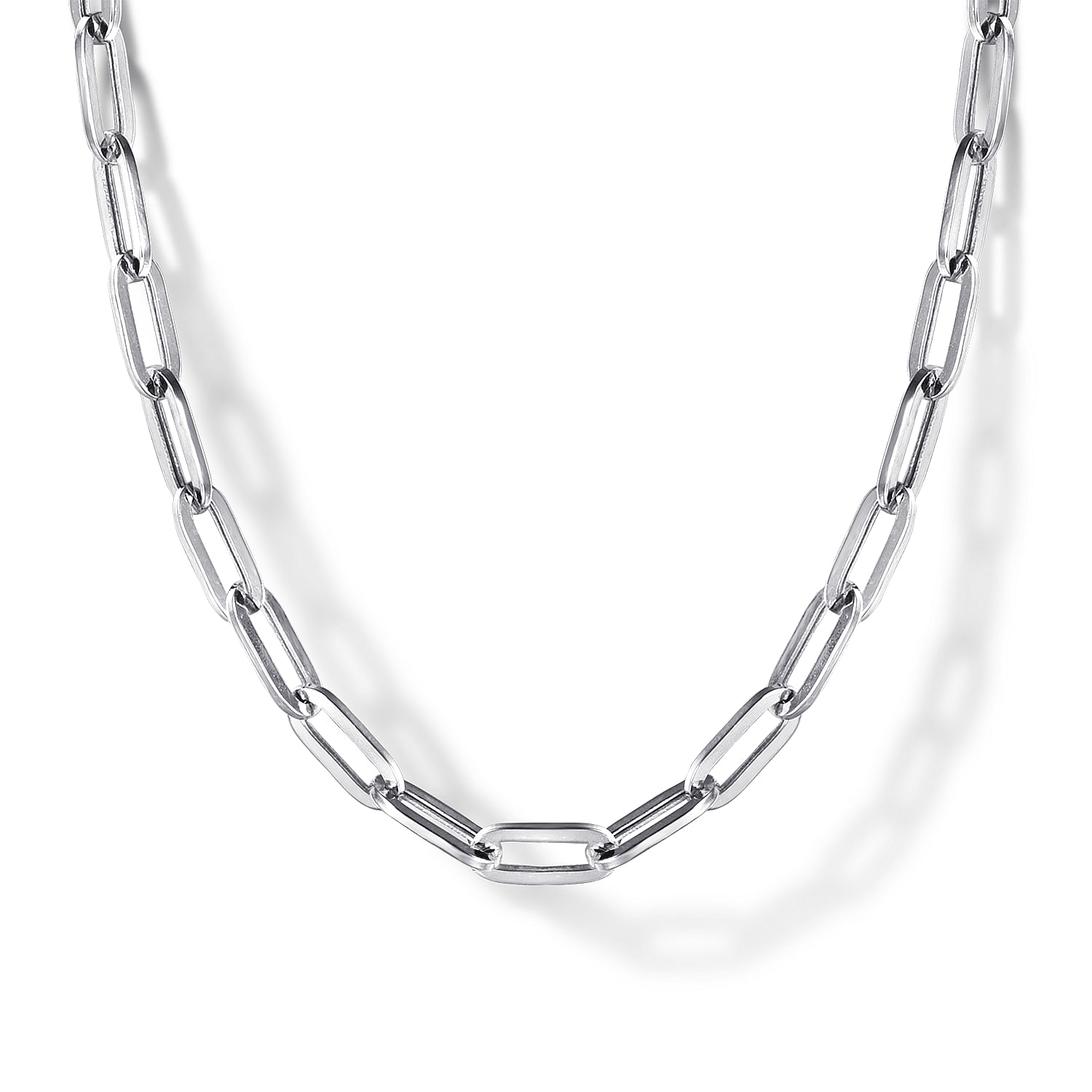 ★SENTIMENTS★ NO.510 [SILVER] LACE LINE CHIAN NECKLACE Curb Chain Necklace in Sterling Silver – Long's Jewelers