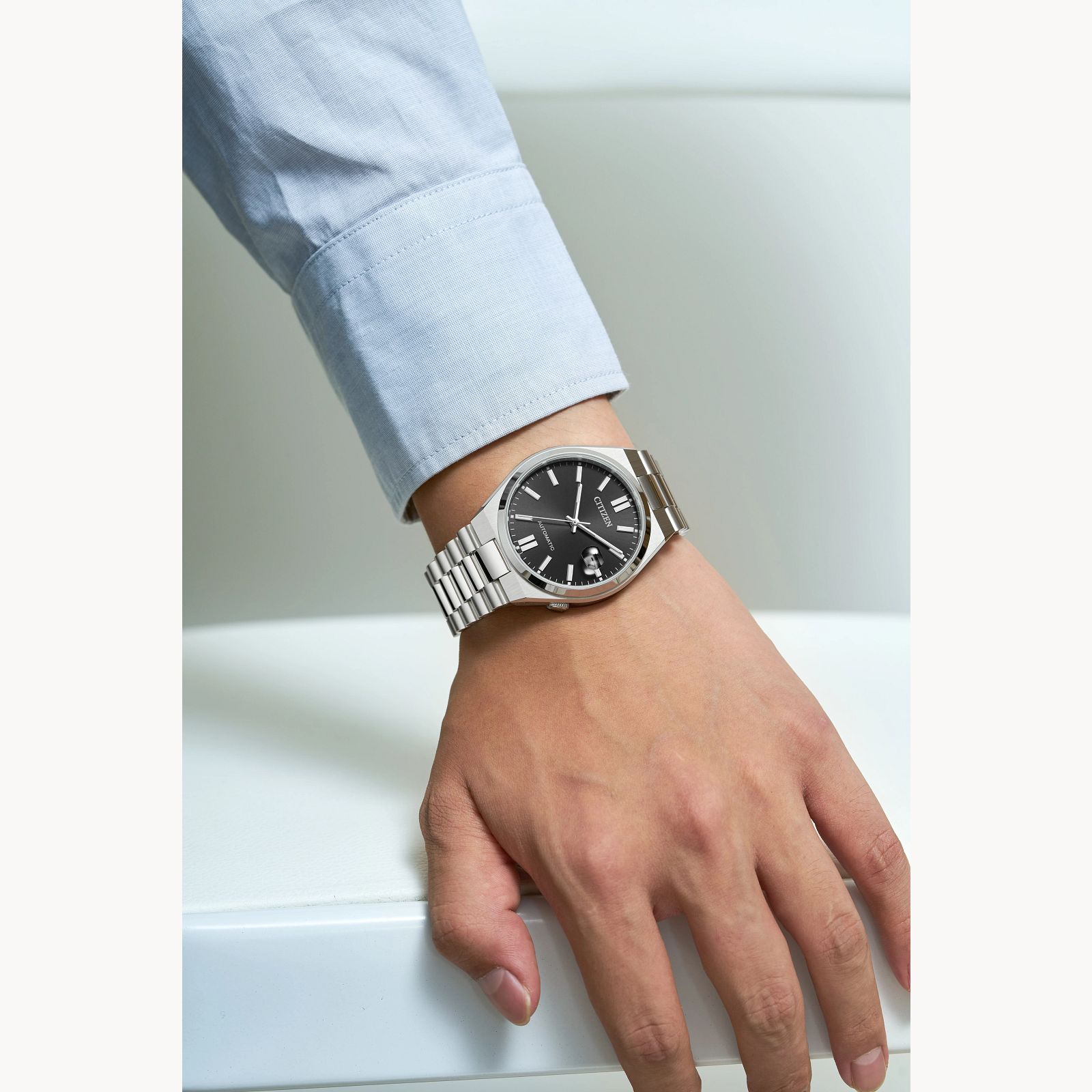 TSUYOSA Automatic Black Dial Citizen Watch 002-335-2001005