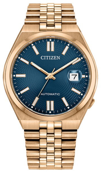 Citizen Gold Watch Citizen Carson Gold Tone Green Dial Chrono Men main image 4