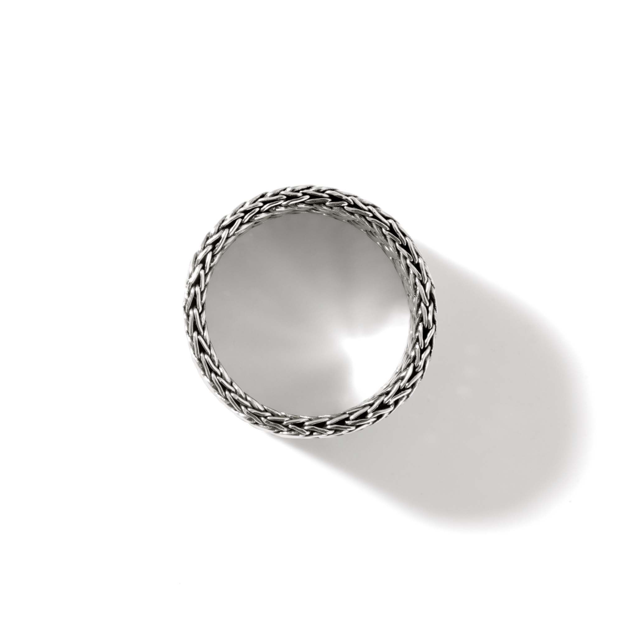 John Hardy Sterling Silver Rata Chain Ring 002-420-2000998