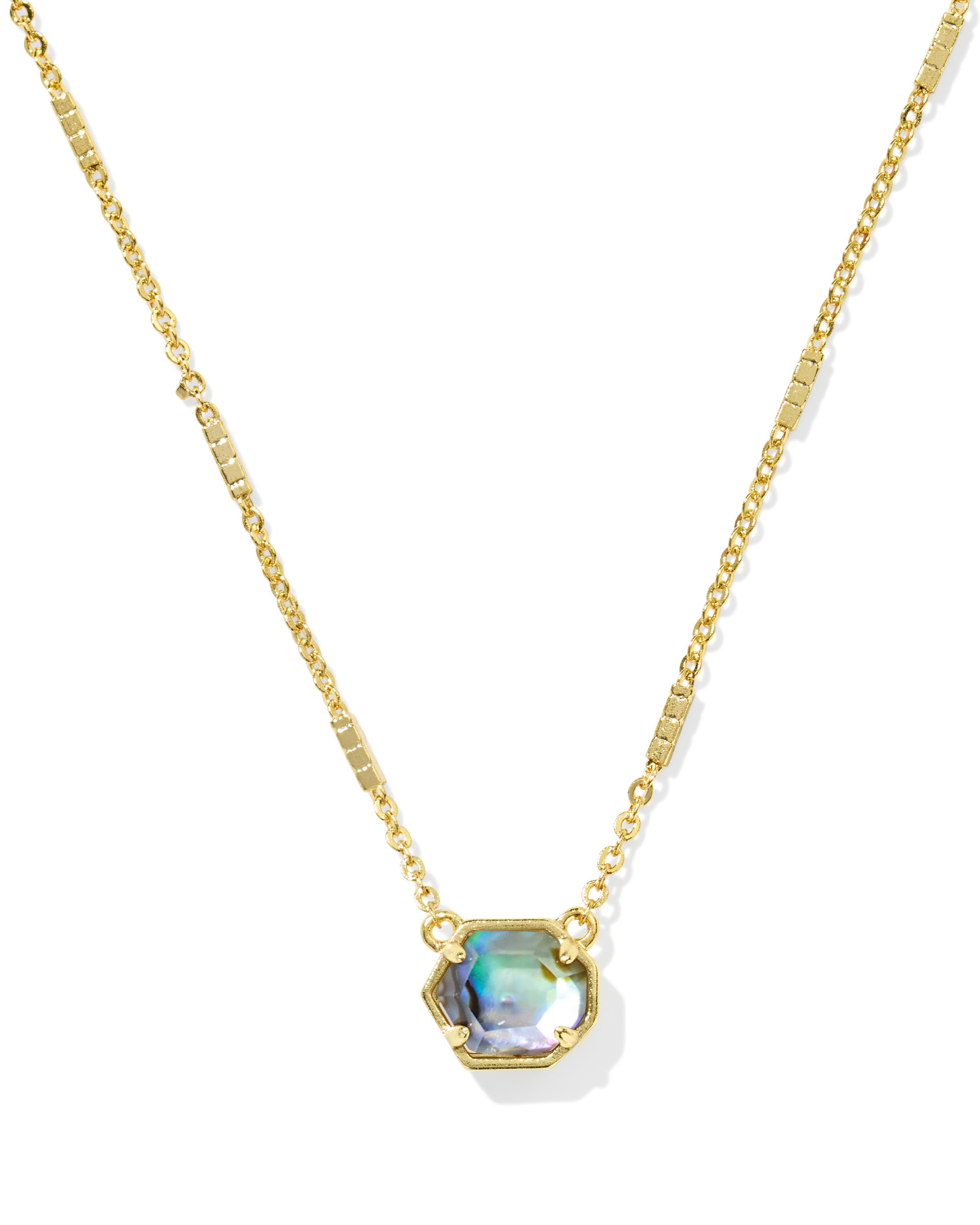 Kendra Scott Mabel Necklace Gold with Abalone Shell | Kiefer