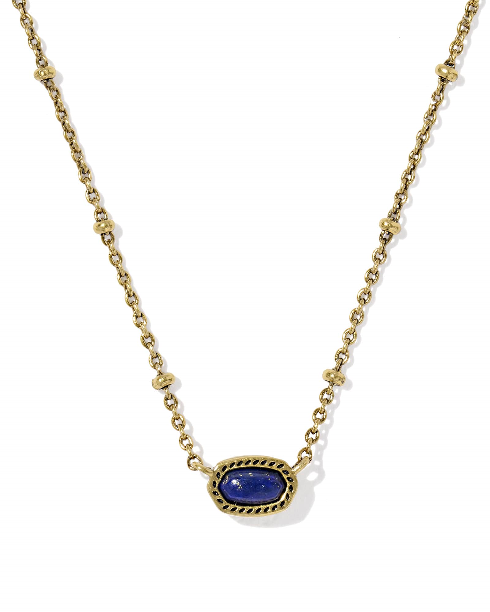 Mini Elisa Gold with Blue Lapis Vingate Gold Satellite Short