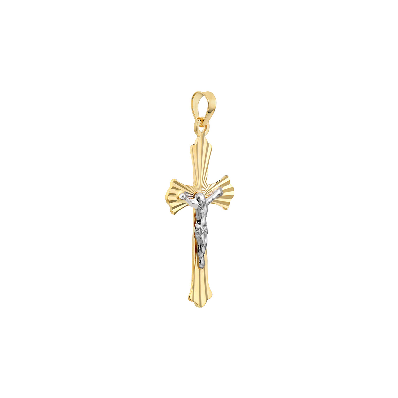 Midas 14K 2T Crucifix Cross 002-550-2002387 Lutz | Kiefer Jewelers 