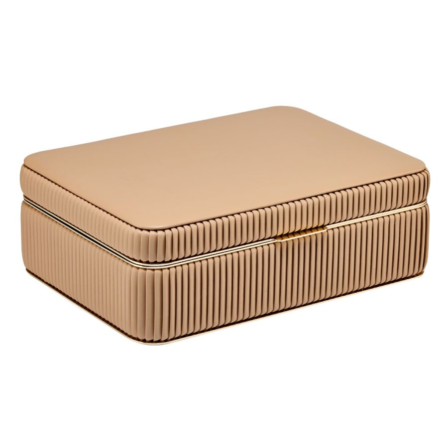 Bella Medium Jewelry Box in Mocha by Wolf 002-740-2000477 | Kiefer