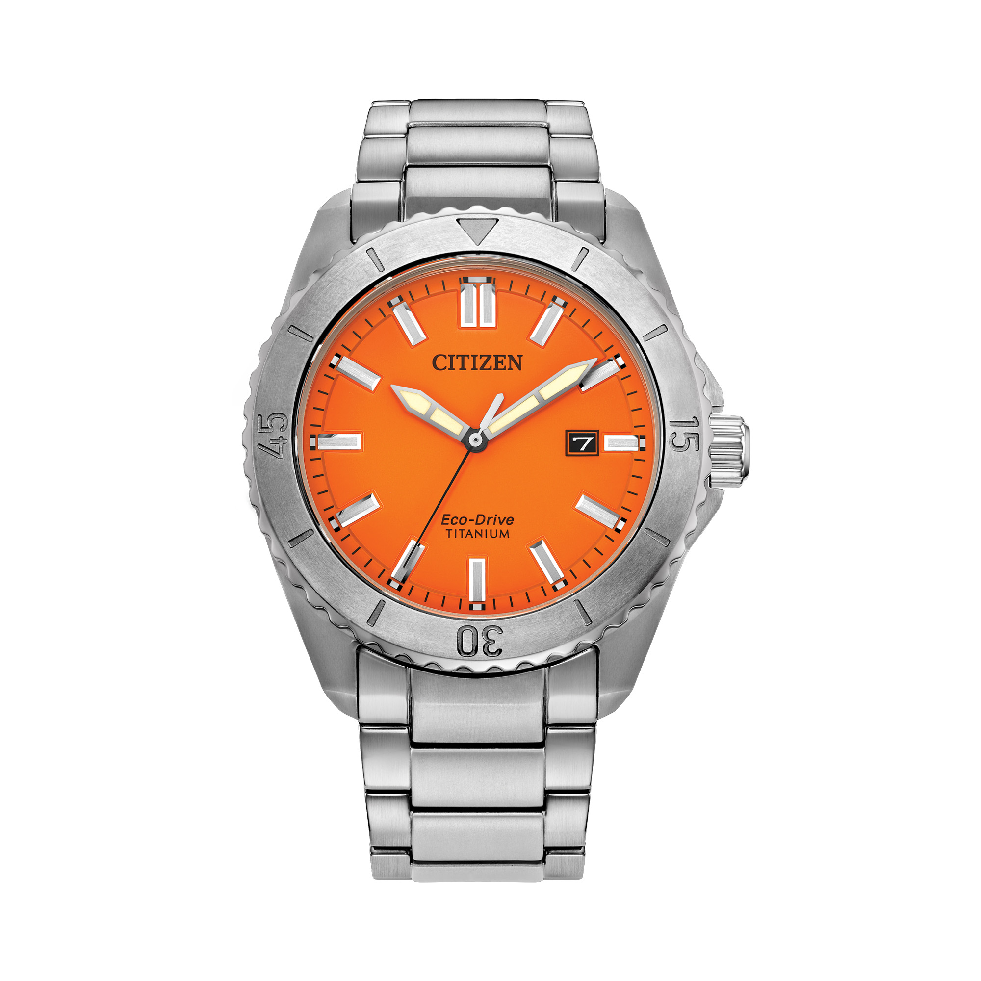 Citizen Brycen Titanium Eco-Drive Watch Orange 41mm 190911 | La