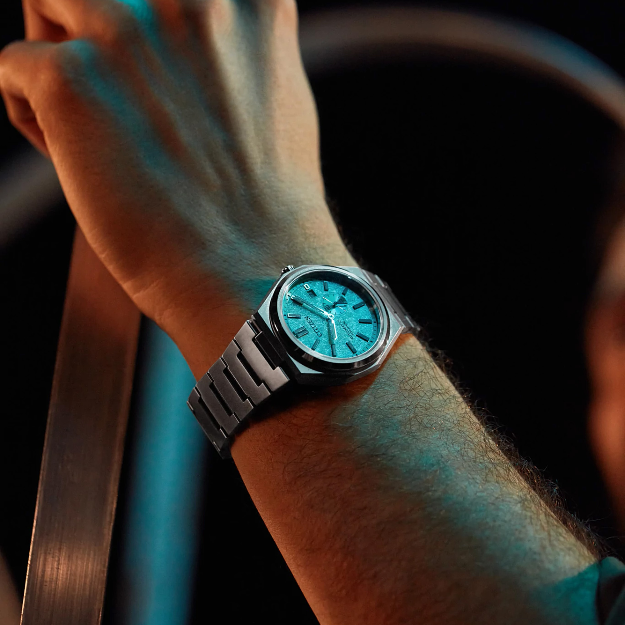 Citizen Zenshin Automatic Watch Teal Green Dial 40.5mm | La Mine d