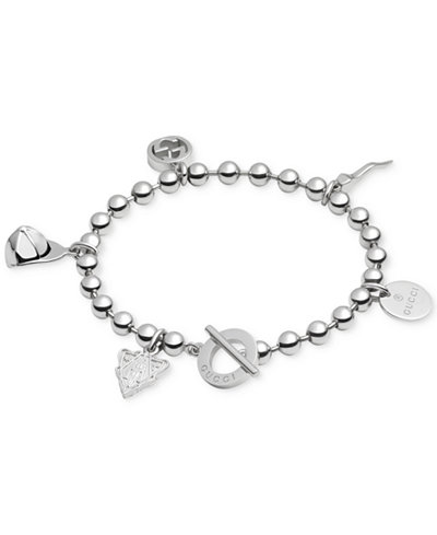 Gucci Gucci Sterling Silver Boule Bracelet With Multi Charms La Mine D Or Moncton Nb