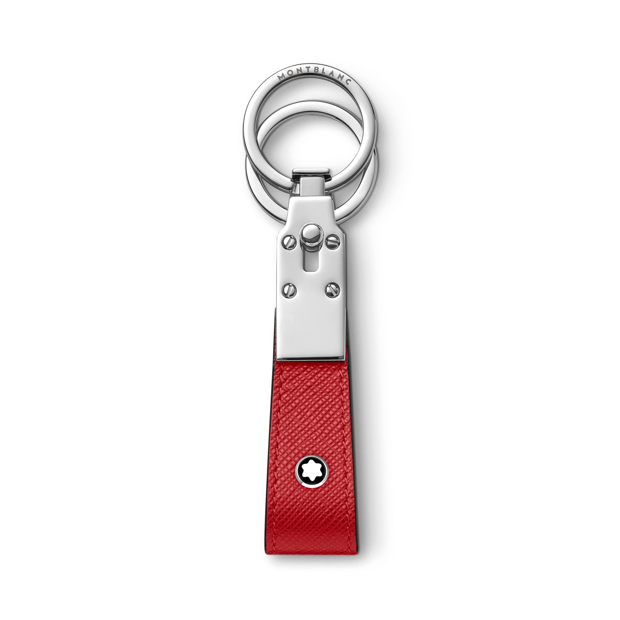 Montblanc Sartorial Loop Key Fob Red Leather 189193 | La
