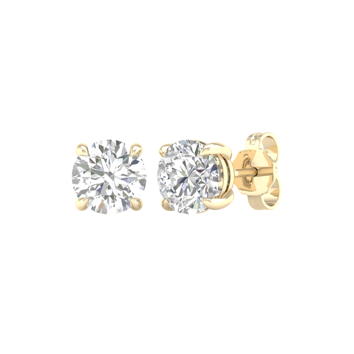 14K Yellow Diamond Earrings 002-151-2000201 Lee Ann's Fine