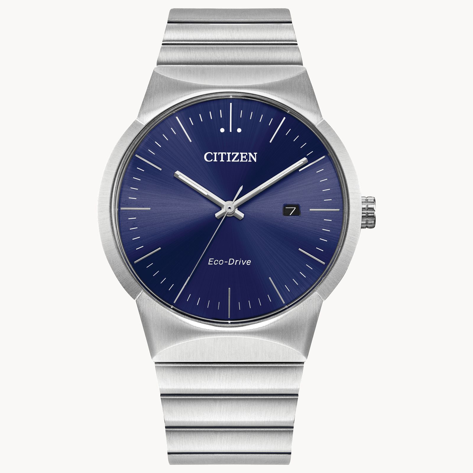 Sleek silver Citizen Eco-drive Watch Introducing: The Citizen Eco-Drive Caliber 0100, The Most  main image 3