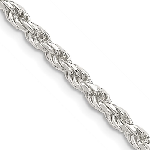 Sterling Silver Diamond Cut Rope Chain 00160001781 Lee Ann's Fine