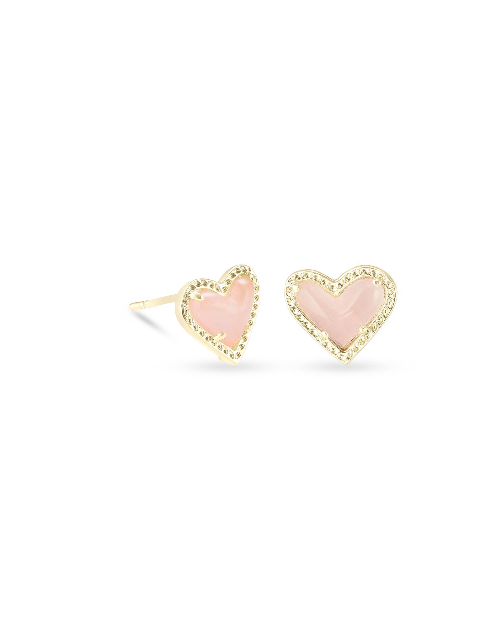 Kendra Scott 14K Gold Plated Ari Heart Stud Earrings Lee Ann's