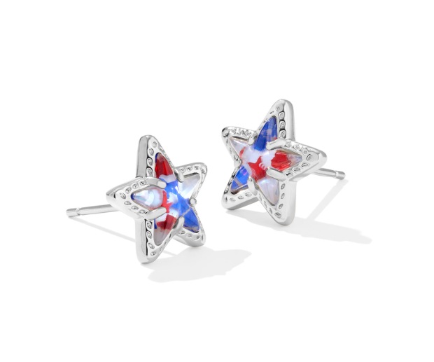 Rhodium Plated Cassidy Stud Earrings 001-771-00318 | Lee Ann's