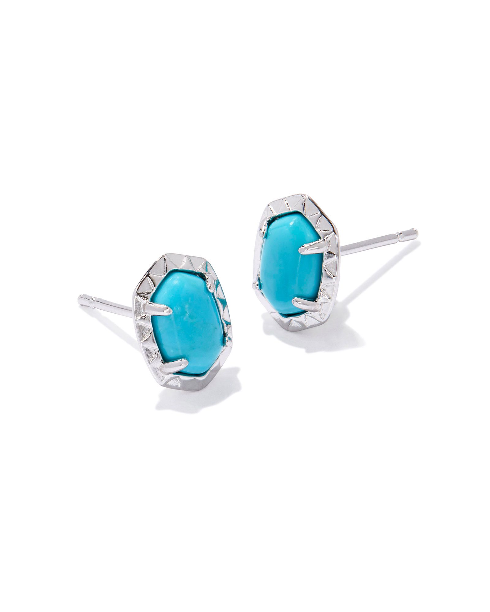 Kendra Scott Daphne Rhodium Stud Earrings 001-771-2001437 Lee