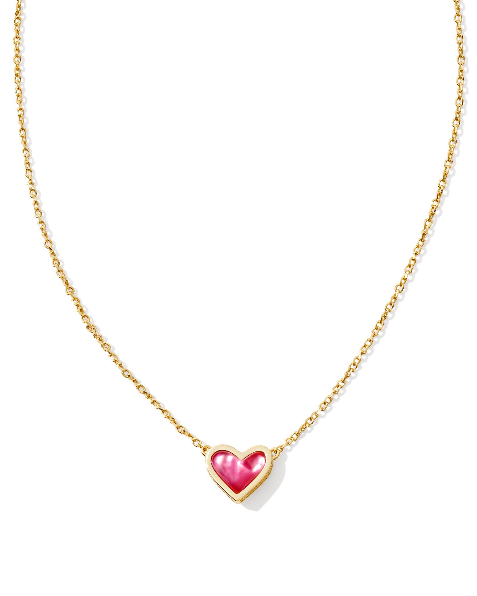 ネックレス・ペンダント Bold Heart Pendant Necklace #5742 Bold heart necklace 14k real gold pendant