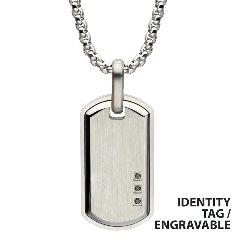 INOX Stainless Steel Identity Tag Pendant 002-690-2000420