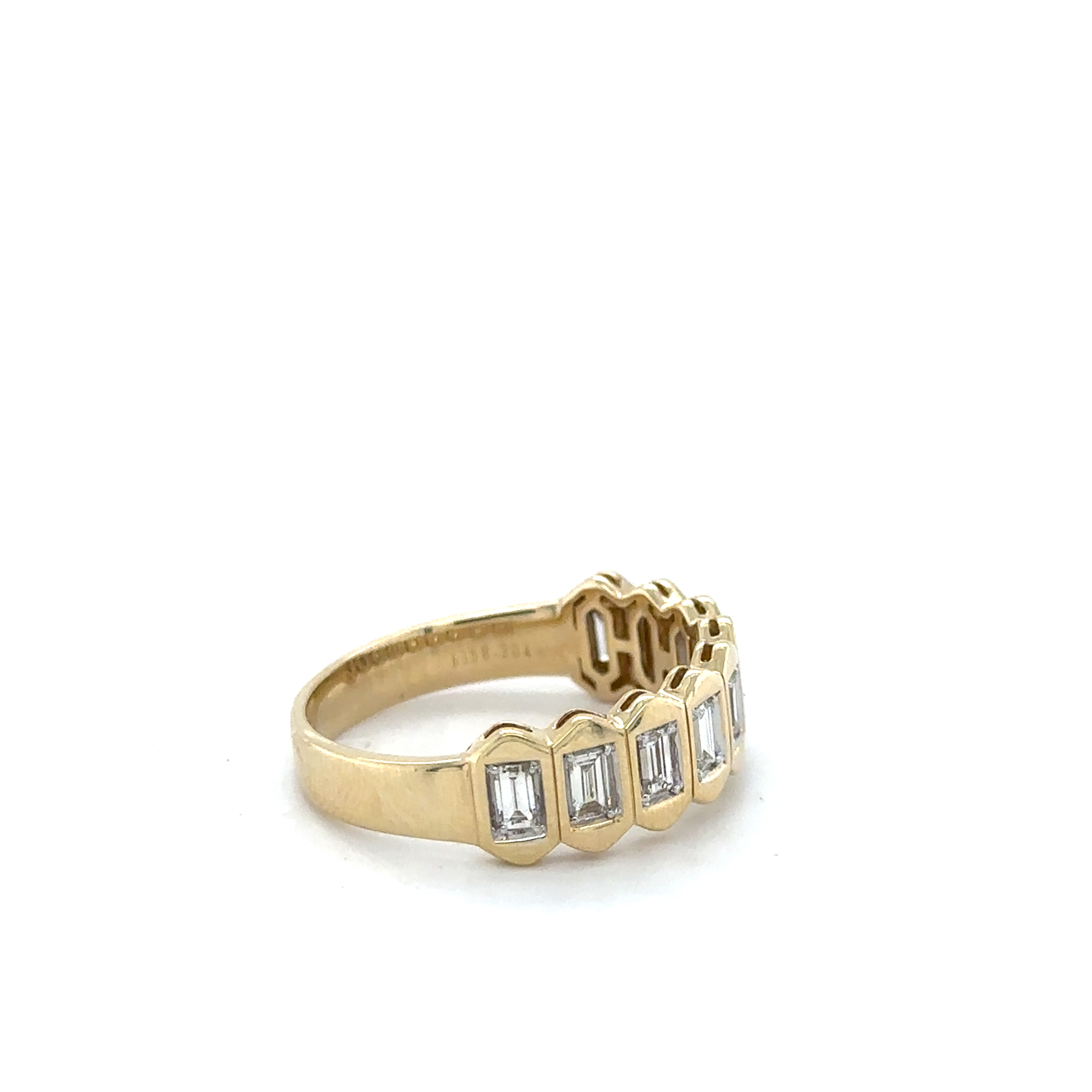 ピアス wing bling 14k post nuno double chain basic one touch ring e Zoë Chicco 14k Gold 10 Pavé Diamond Split Double Band Ring