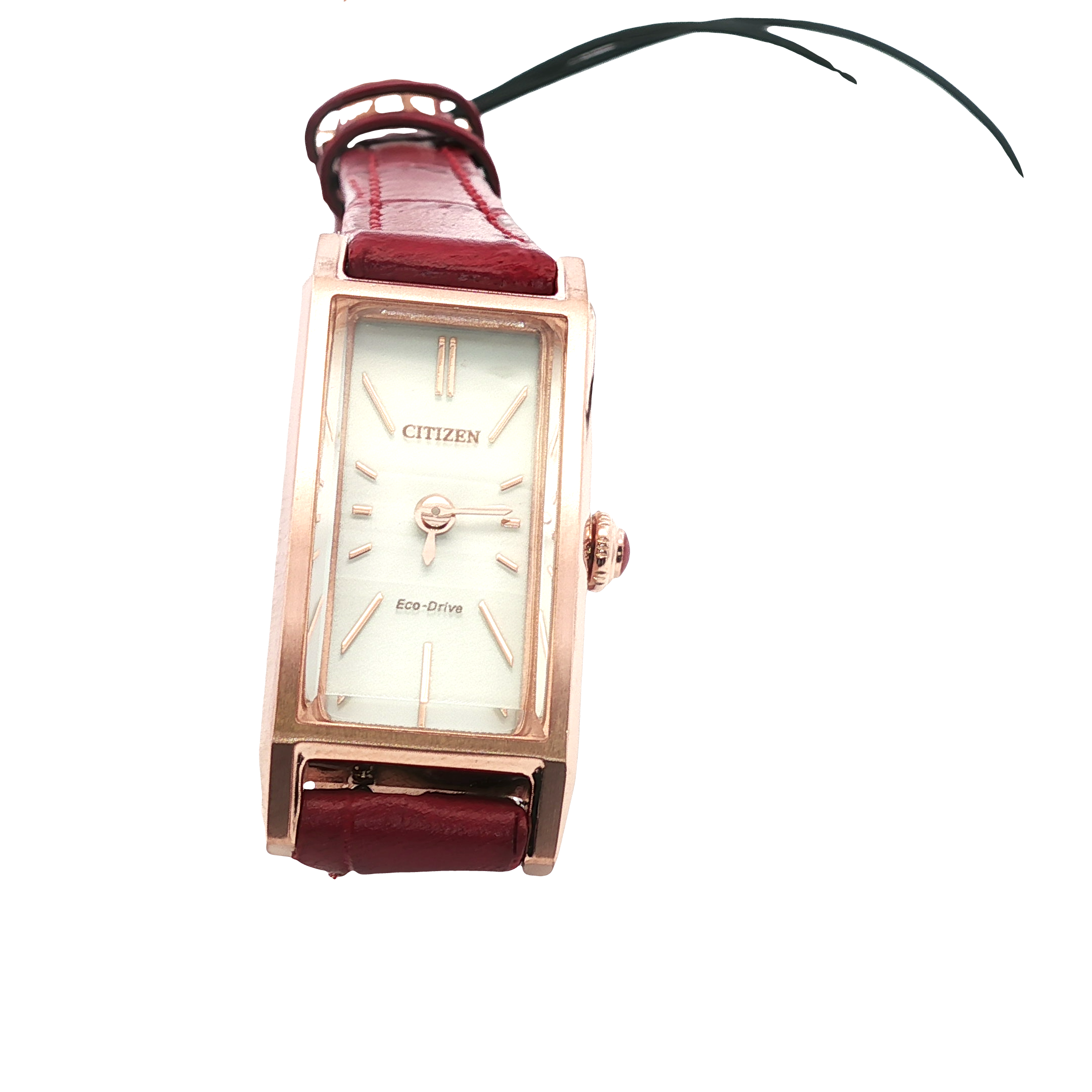 NWT LADIES LUXURY LEATHER WATCH Ladies Coach 19mm Gold Plated Watch with Genuine Black  main image 2
