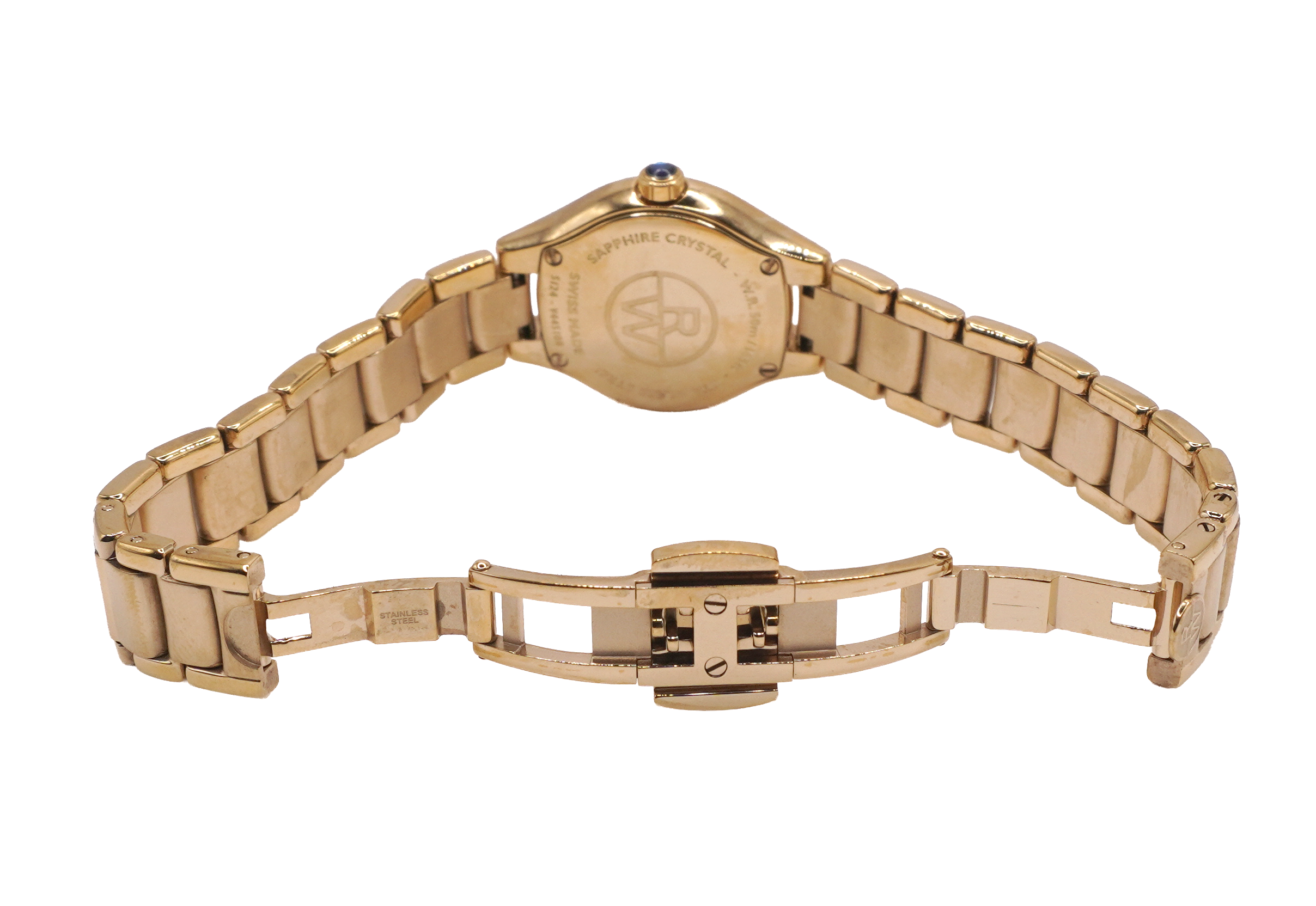 Raymond Weil Gold Plated Stainless Steel Watch with Mother o  display picture 1