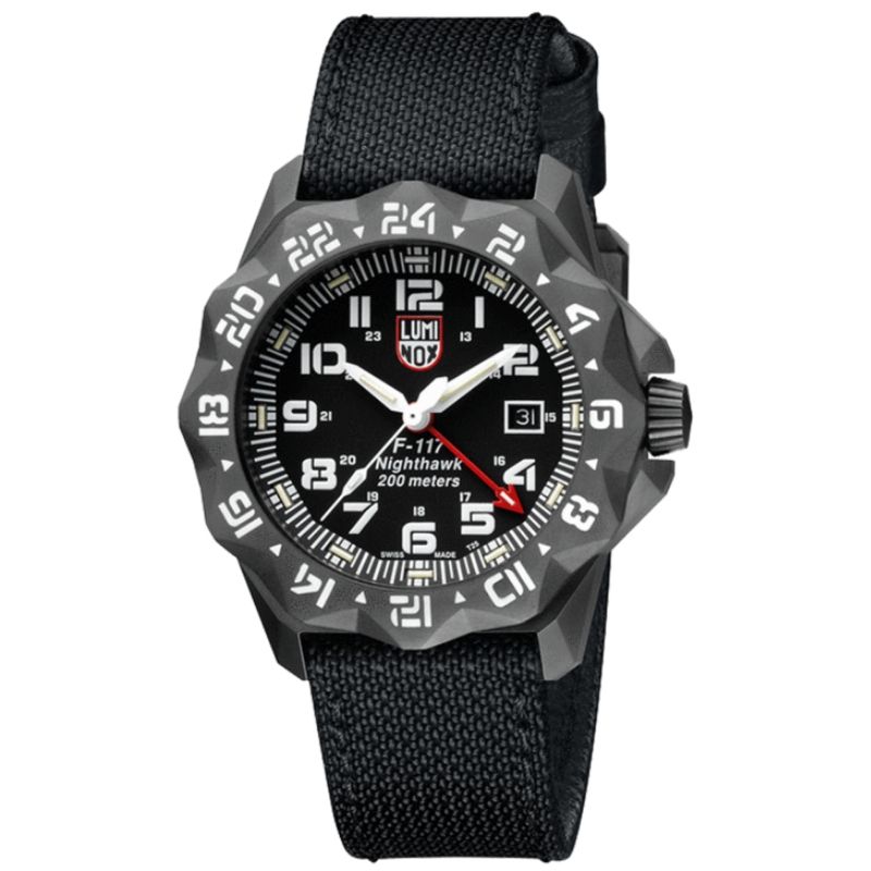 Luminox F-117 Nighthawk Watch - Gunmetal PVD-Plated Stainle