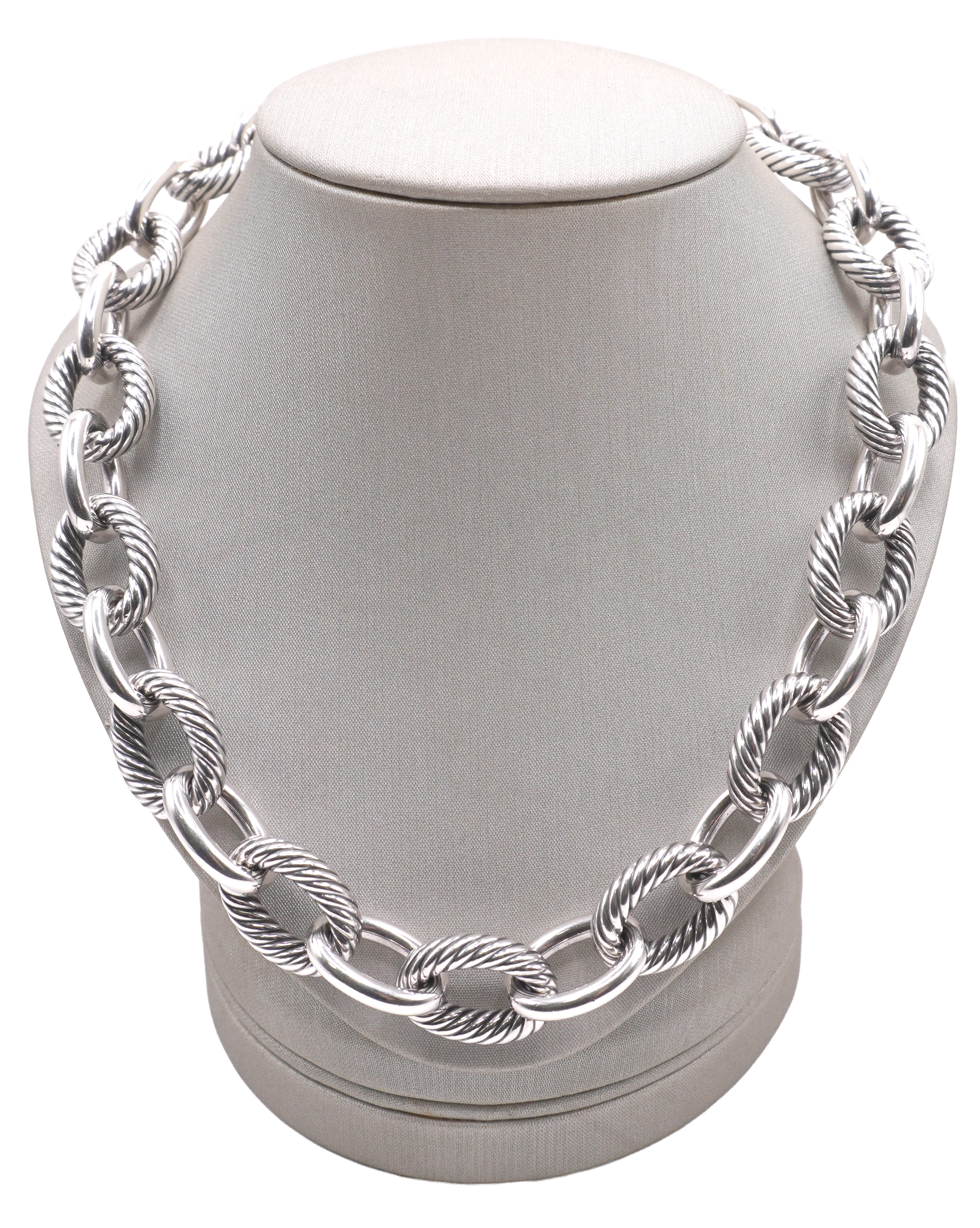 David Yurman Sterling Silver Oval Link Chain 001-600-01824