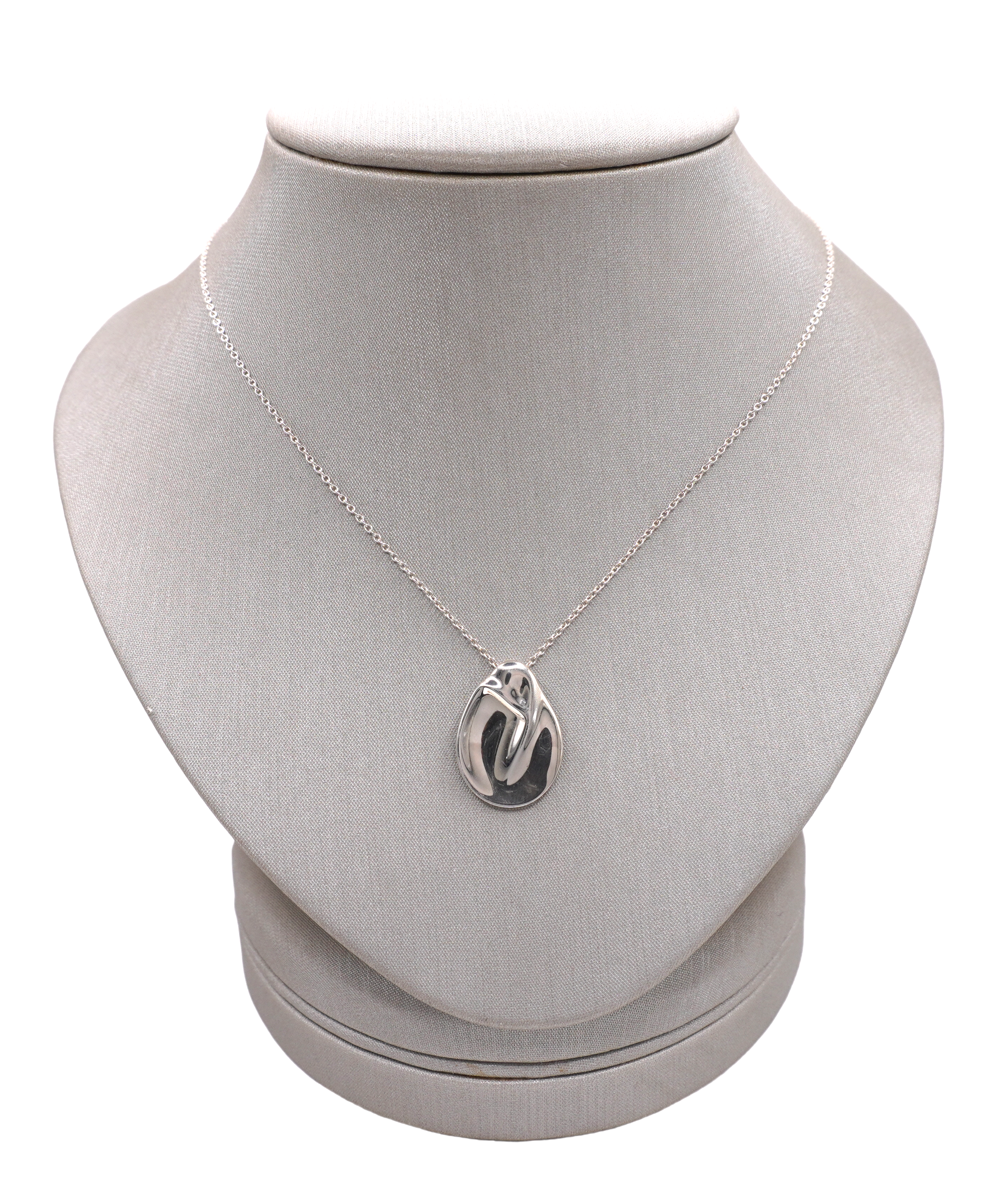 Tiffany & Co. Elsa Peretti Madonna Sterling Silver Necklace
