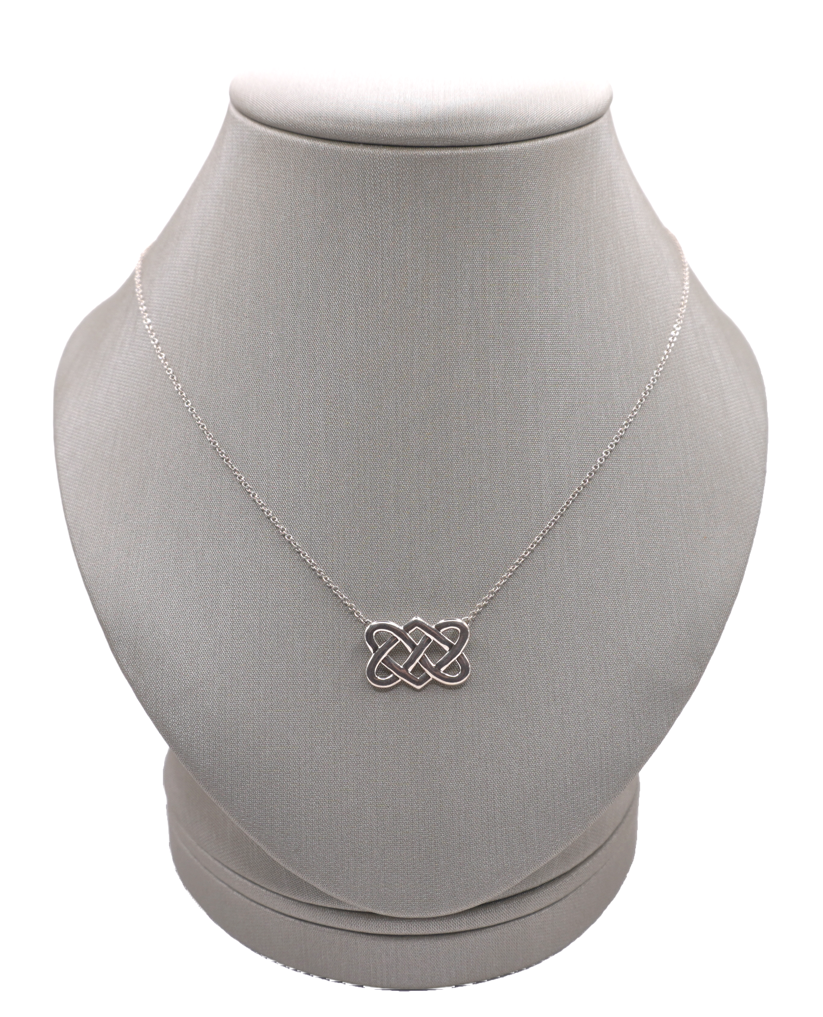 Tiffany & Co. Sterling Silver Celtic Love Knot Necklace | Lumina