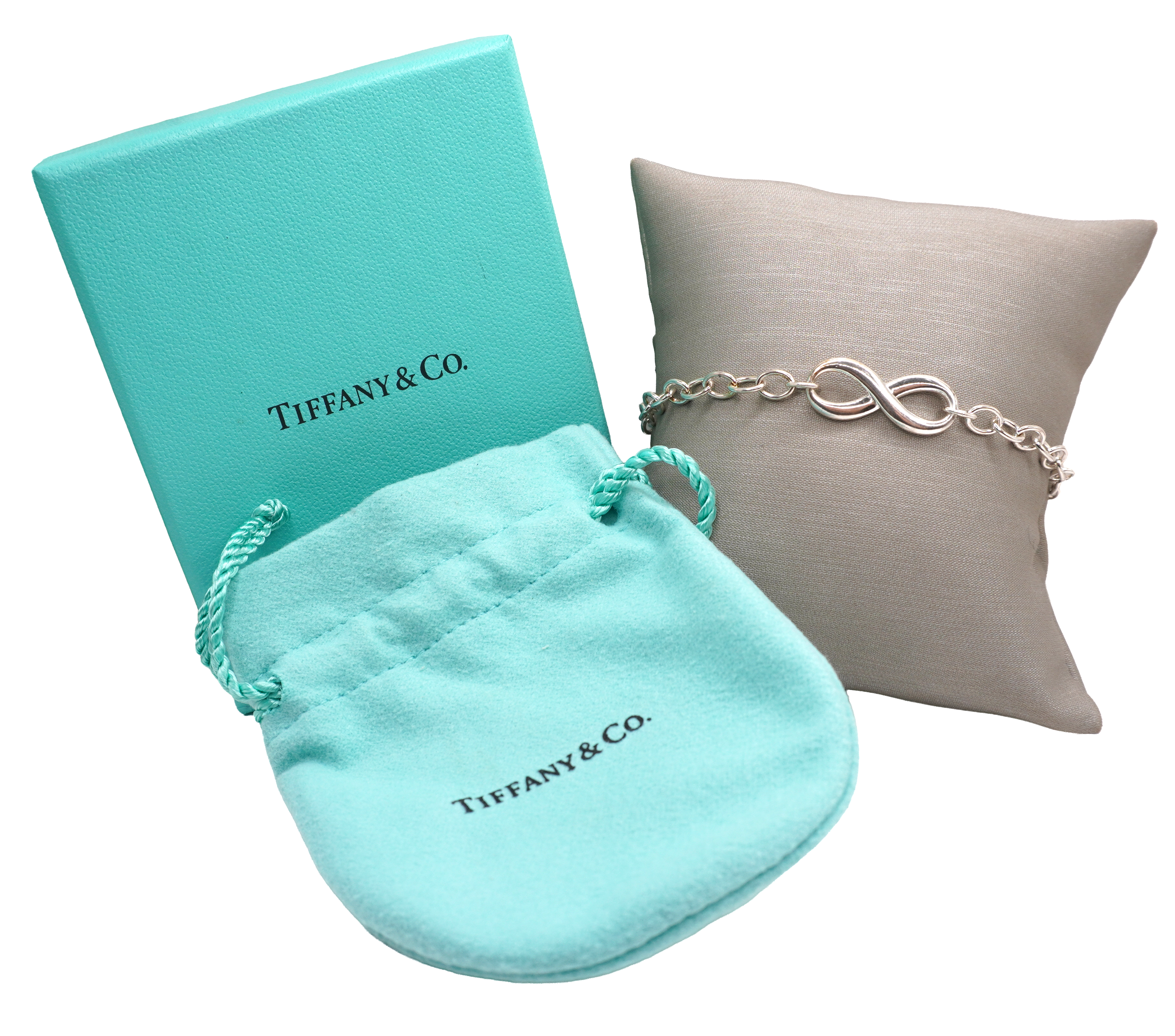 Tiffany and Co. Sterling Silver Infinity Bracelet | Lumina Gem