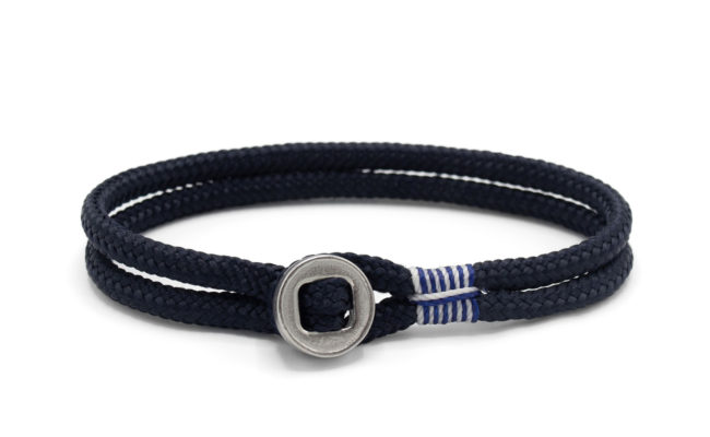 PIG & HEN ブレスレット DON DINO／NAVY／SIZE M Pig & Hen Don Dino Rope Bracelet - Navy - Medium/Large | Lumina