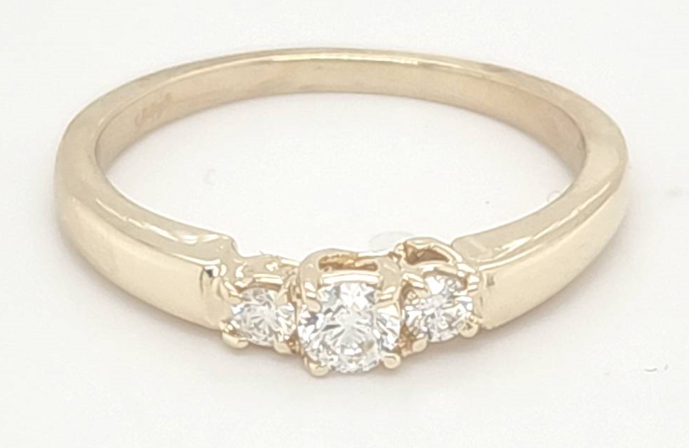 Natural Diamond Engagement Ring 001-100-01234 14KY MarBill