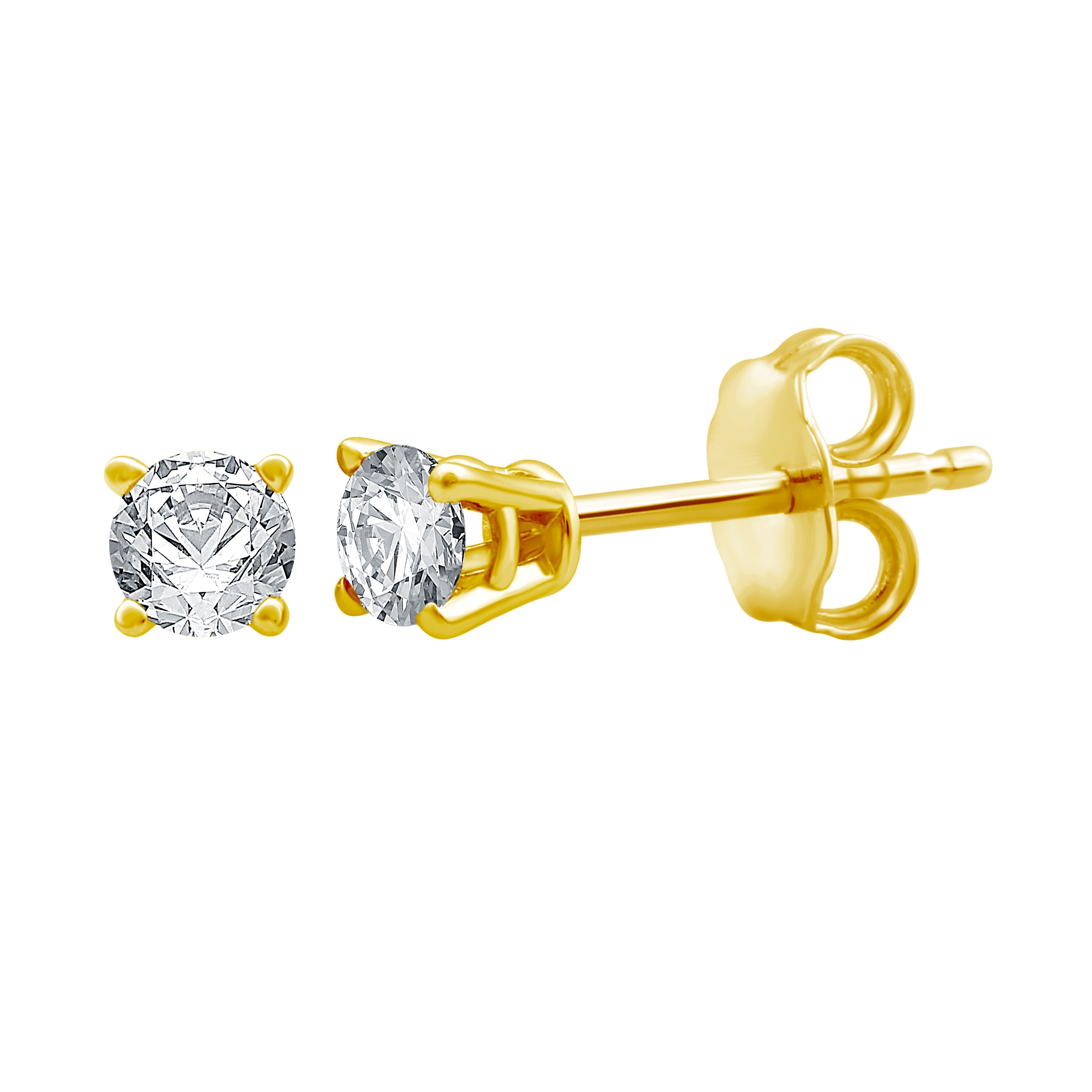 Diamond Stud Earrings 001-155-02054 14KY MarBill Jewelers