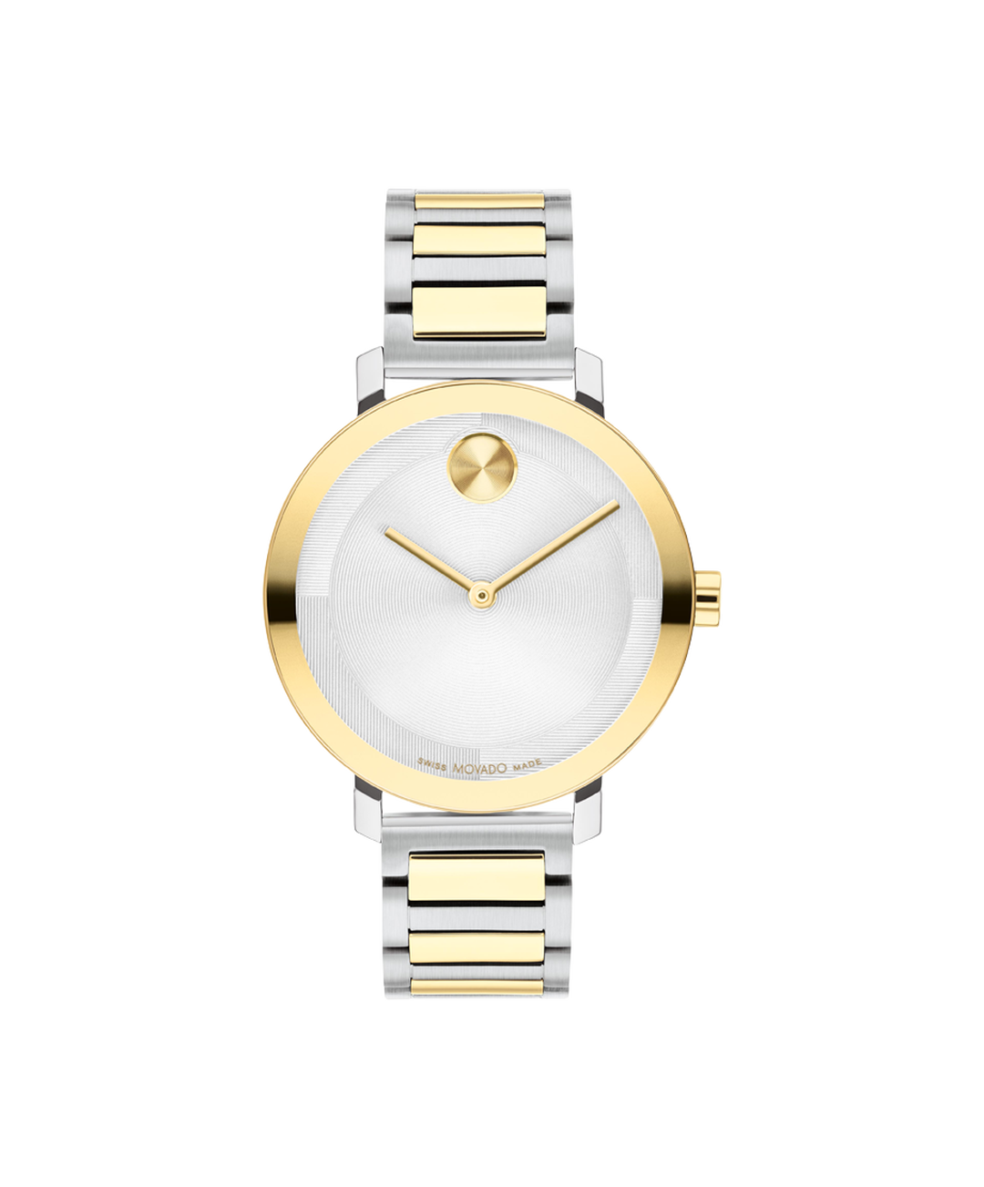 Buy Movado Bold Two-Tone Watch | Luxury Timepiece with  display picture 3