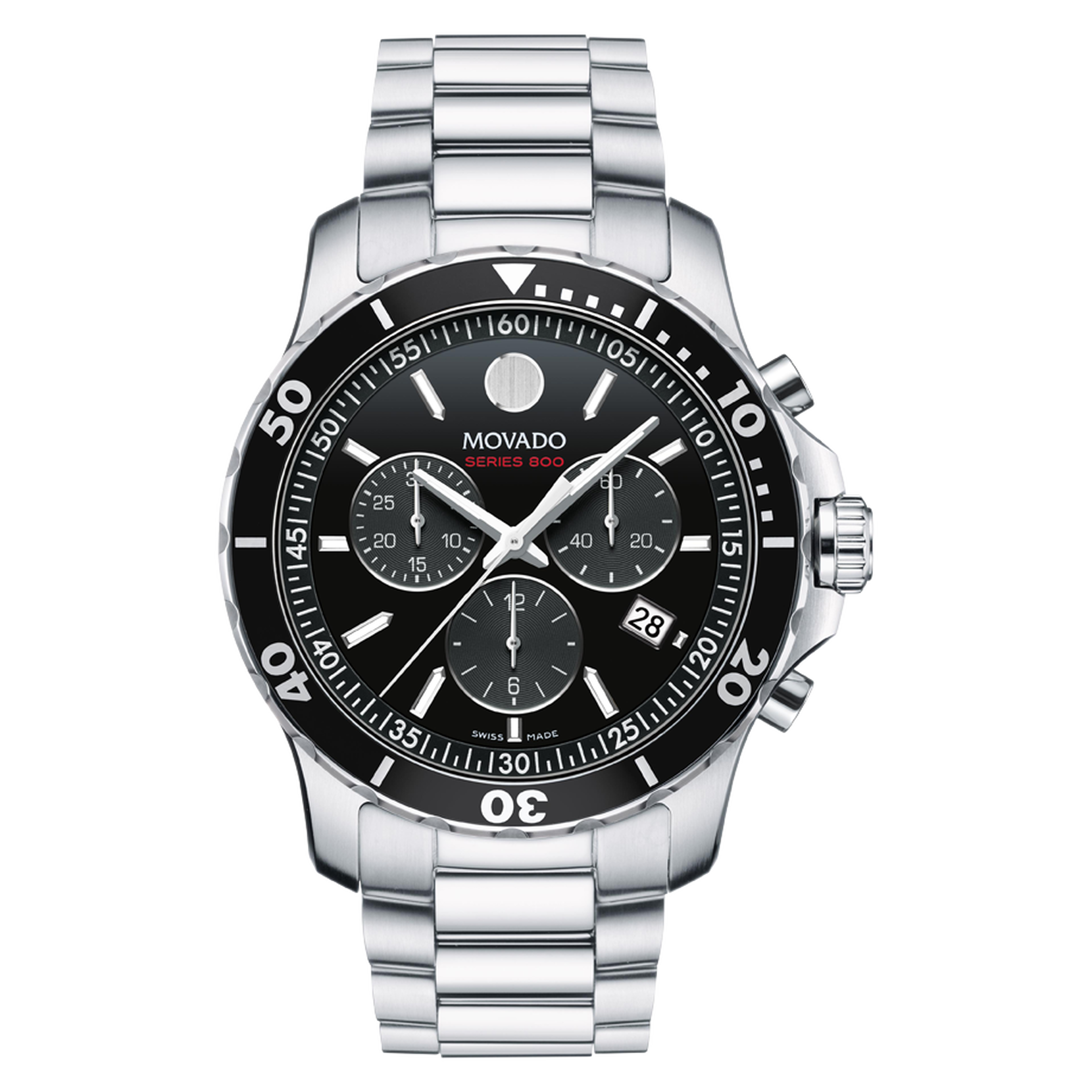 モヴァード　シリーズ800 MOVADO series800 腕時計 Movado Series 800 Chronograph Men's Watch, 42mm Stainless