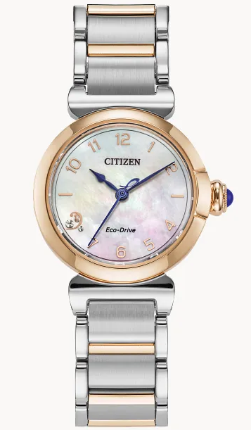 Citizen L Mae Eco-Drive Women's Watch - Two-Tone, Mother-of