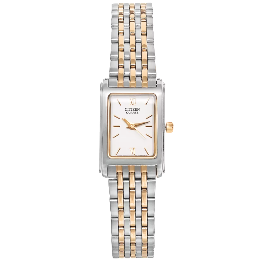 ★レア逆輸入★Citizen Quartz Two Tone Bracelet Ladies Watch Citizen Women's Quartz Two-Tone Stainless Steel Bracelet