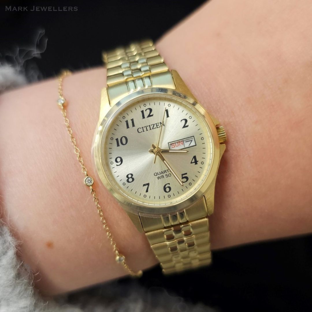 Ladies' Quartz Goldtone Watch | Mark Jewellers | La Crosse, WI