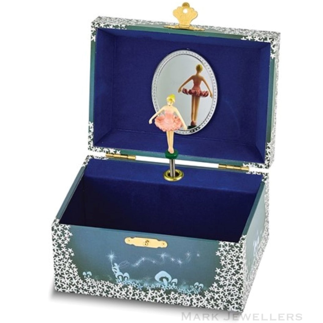 【美品】トリーバーチ　JELLY BALLET WITH BOW　箱付き Ballerina Musical Jewelry Box | Mark Jewellers | La Crosse, WI