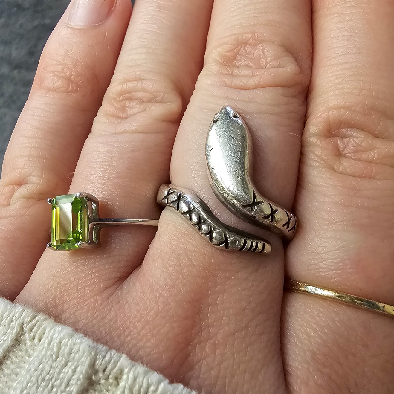 Estate Sterling Snake Ring Mark Jewellers La Crosse, WI