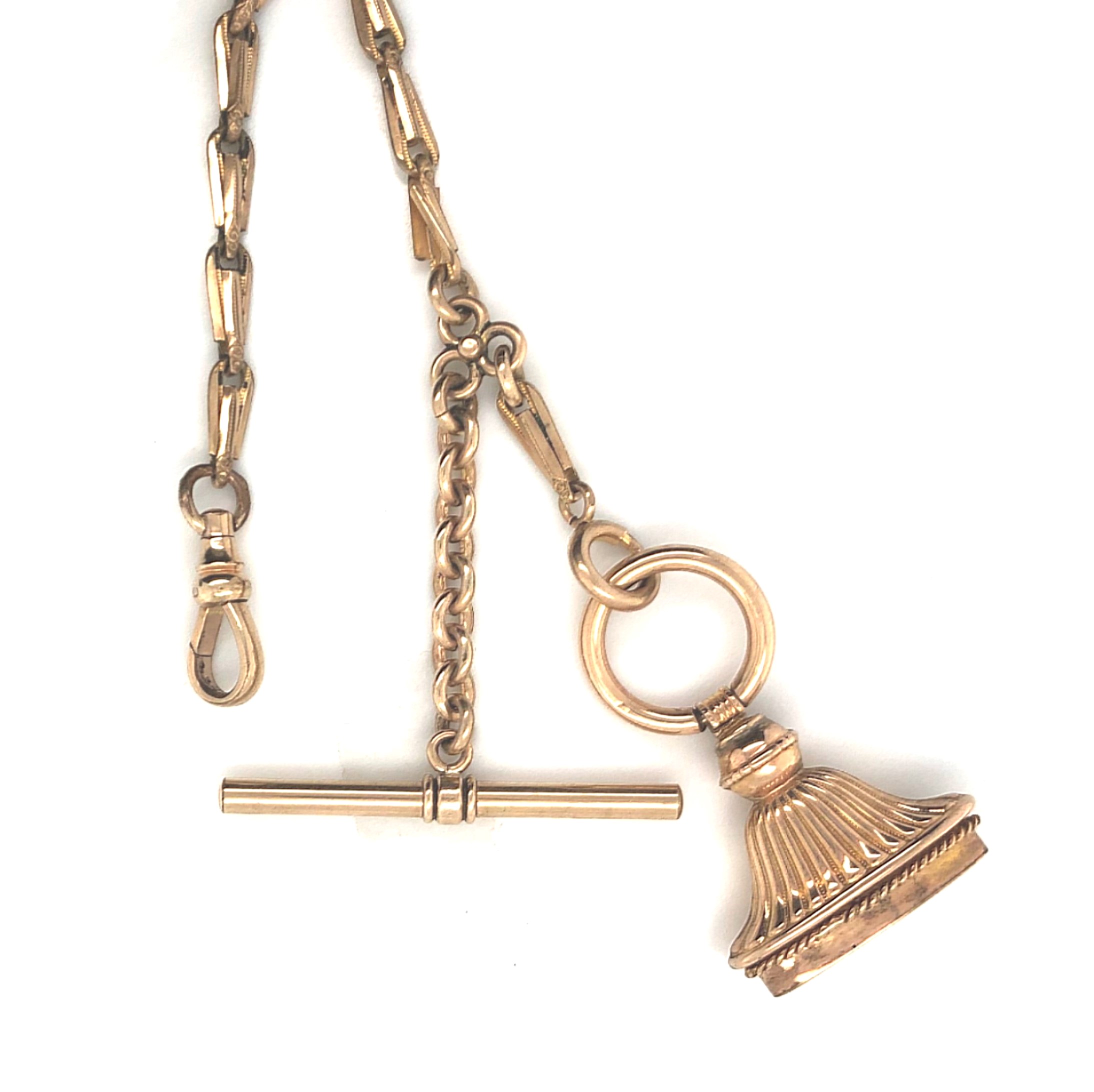 Gold Filled Pocket Watch Chain Estate Gold Filled Watch Chain