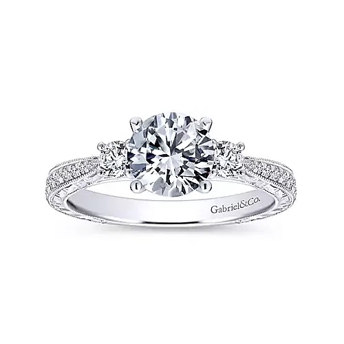 Gabriel & Co. Engagement Ring 00114002173 14KW Zelienople Mathew